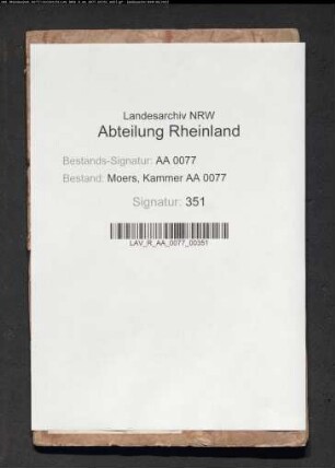 Hebebuch von Jahrschatz, Dienstgeld und Getreide für das Kirchspiel Kapellen