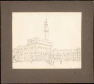 Palazzo Vecchio, Florenz: Perspektivische Ansicht
