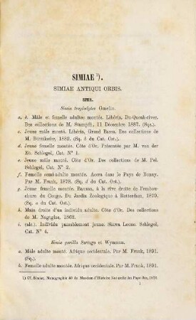 Muséum d'histoire naturelle des Pays-Bas : revue méthodique et critique des collections déposées dans cet établissement. 11