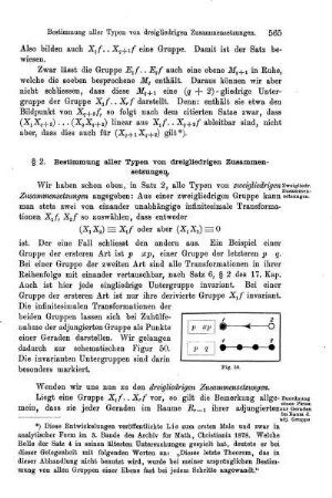 § 2. Bestimmung aller Typen von dreigliedrigen Zusammensetzungen.