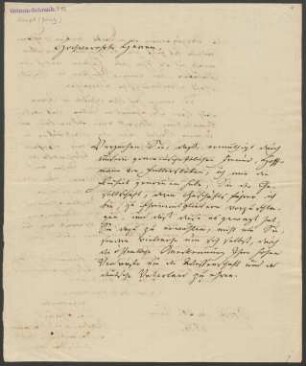 Brief an Wilhelm Grimm und Jacob Grimm : 20.06.1836