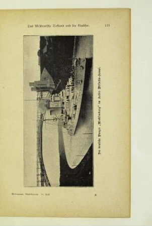 Der deutsche Panzer ,,Mecklenburg" im Kaiser Wilhelm-Kanal