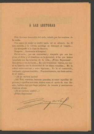 Á las lectoras