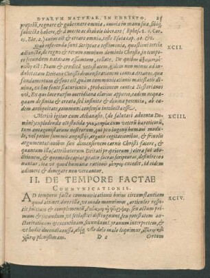II. De Tempore Factae Communicationis.