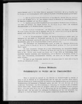 Dritter Abschnitt. Geschäftsthätigkeit der Gerichte und der Staatsanwaltschaft.
