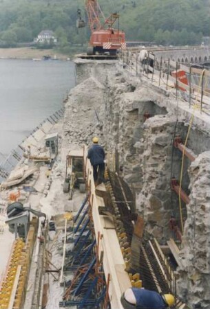 Ertüchtigung der Edertalsperre 1990 - 1995
