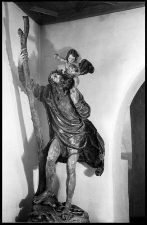 St. Christoph: Heiliger Christopherus in der Bergkapelle