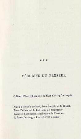 Sécurité du penseur