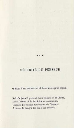 Sécurité du penseur
