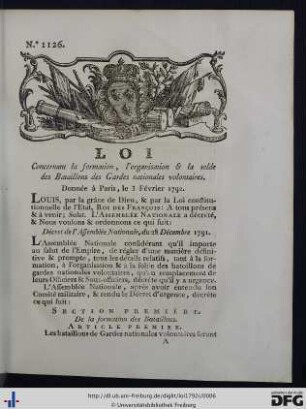 Section Première.