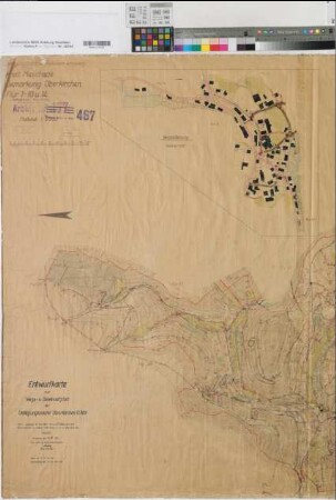 Oberkirchen (Schmallenberg), Flurbereinigung Oberkirchen, Wege- und Gewässerplan