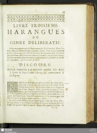 Livre Troisieme Harangues Du Genre Deliberatif