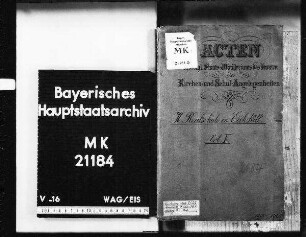 Eichstätt. Gewerbeschule. (Realschule). Im allgemeinen.