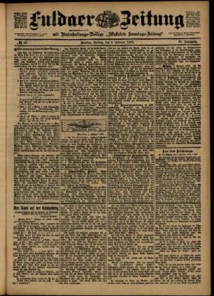 Ausgabe vom Freitag, den 06. Februar 1903.