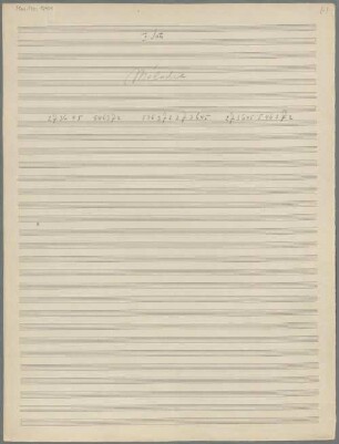 Concertos, pf, winds, stck, Excerpts. Fragments - BSB Mus.ms. 12931 : II. Satz // Mélodie