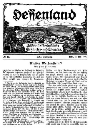 No. 12, 17. Juni 1907