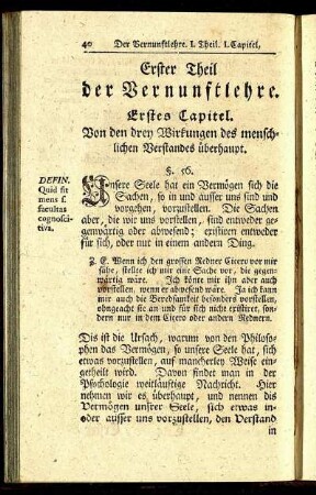 Erster Theil der Vernunftlehre.