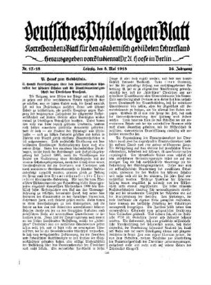 17/18: Heft 17/18