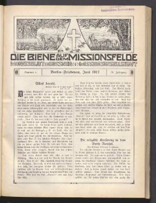 Nummer 6. Juni 1912