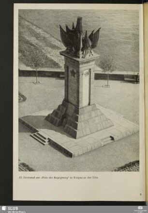 82. Denkmal am "Platz der Begegnung" in Torgau an der Elbe