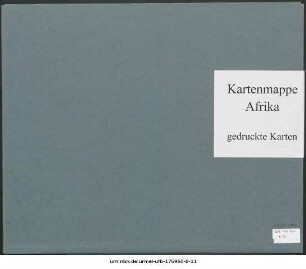 Abessinien nördlich von Antalo : 1899-1900 : Kartensammlung