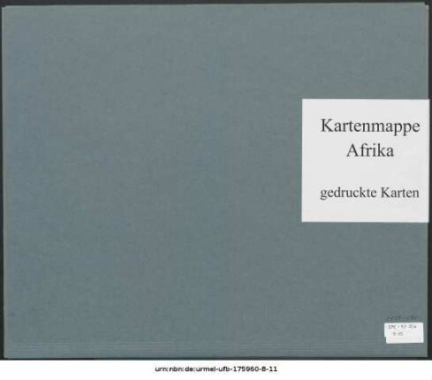 Abessinien nördlich von Antalo : 1899-1900 : Kartensammlung