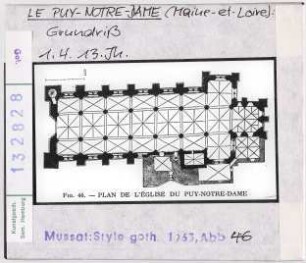 Le Puy: Kathedrale Notre-Dame, Grundriss