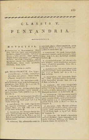 Classis V. Pentandria.