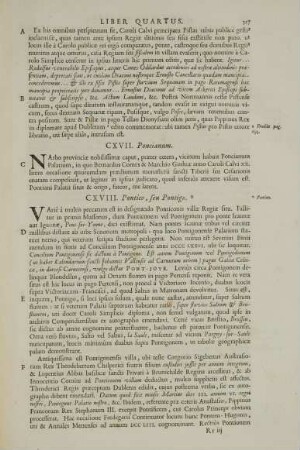 CXVII. Poncianum.