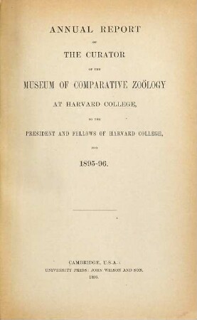 Annual report. 1895/96