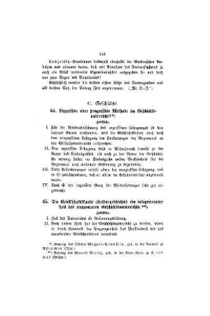 Regressive und progressive Methode im Geschichtsunterricht