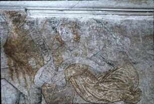 Maria Immaculata und Halbfiguren der Kirchenväter