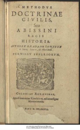 Methodus Doctrinae Civilis, Seu Abissini Regis Historia