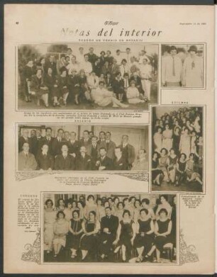 Notas del interior