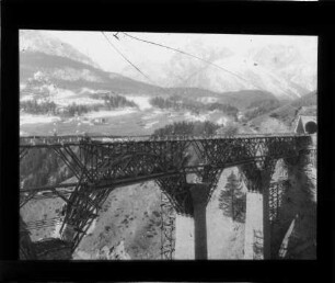 Eisenbahnbrücke unterhalb Ftan