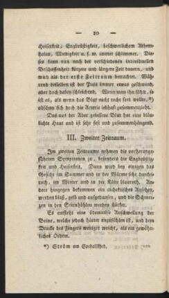 III. Zweiter Zeitraum.