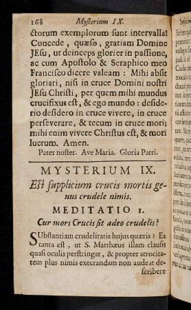 168-177, Mysterium IX