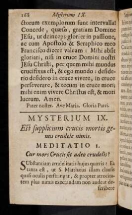 168-177, Mysterium IX