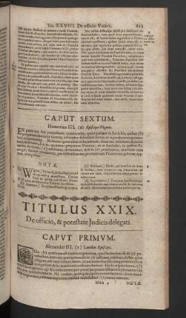 Titulus XXIX.