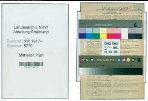 Entnazifizierung Karl Mittreiter , geb. 31.05.1896 (Polizei)