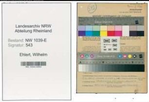 Entnazifizierung Wilhelm Ehlert , geb. 23.04.1902 (Mechaniker)
