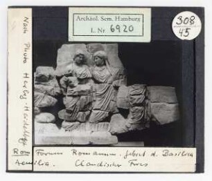 Rom: Forum Romanum, Basilica Aemilia, Claudischer Fries