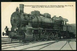 E- Heissdampf-Verbund-Güterzuglokomotive der Sächsischen Staatsbahn