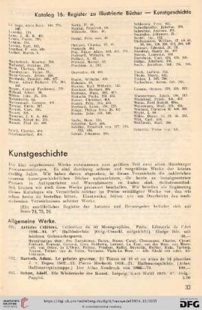 Kunstgeschichte (Nr. 491 - 1166)
