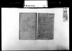 Schreiben von Adolph Vischer, Betberg, an August Lamey: Weiterleitung von Bittschriften.