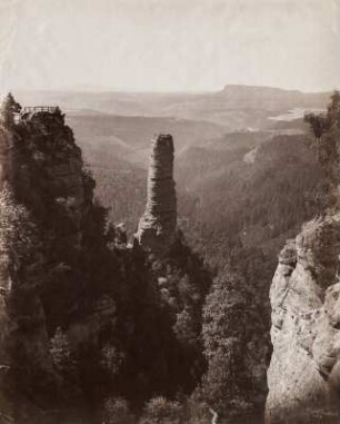 Der Prebischkegel : Böhmische Schweiz. Der Prebischkegel bei Herrnskretschen