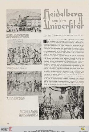 Heidelberg und seine Universität - Zur 550-Jahrfeier der Ruperto-Carola