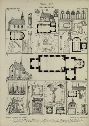 Sammeltafel: Meerholz, Mernes, Neuses u.a.