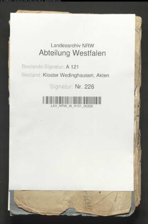 Fundationen und Memorienstiftungen.