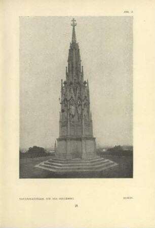 Nationaldenkmal auf dem Kreuzberg. Berlin